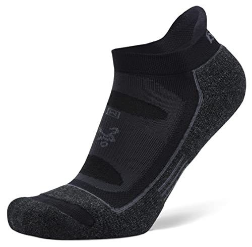 Balega Blister Resist No Show Socks For Men and Women (1 Pair), Black, Small